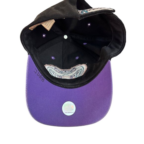 Arizona Diamondbacks Baseball Cap Unisex OSFA Black Purple Snake Logo Cotton Gen - Picture 10 of 10